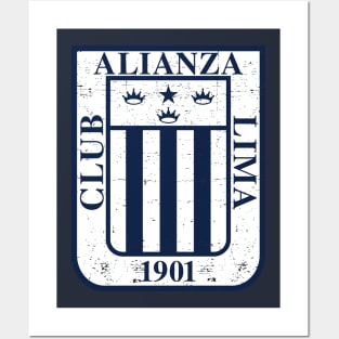 Club Alianza Lima - Peru - Vintage design Posters and Art